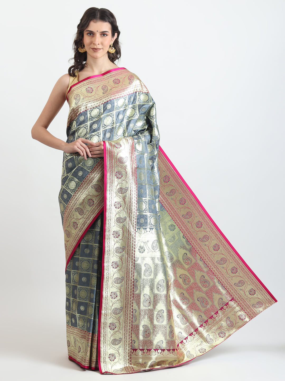 Handloom Katan silk saree