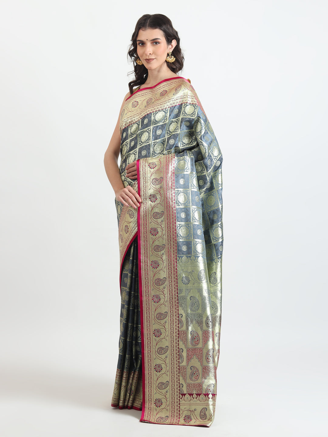 Handloom Katan silk saree