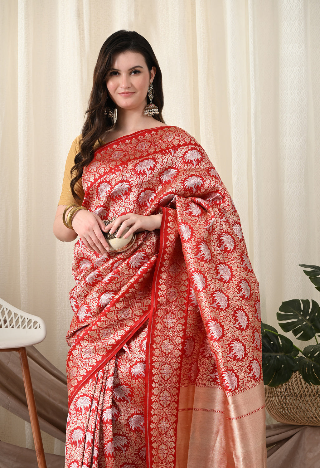 Best Party Wear Katan Silk Saree