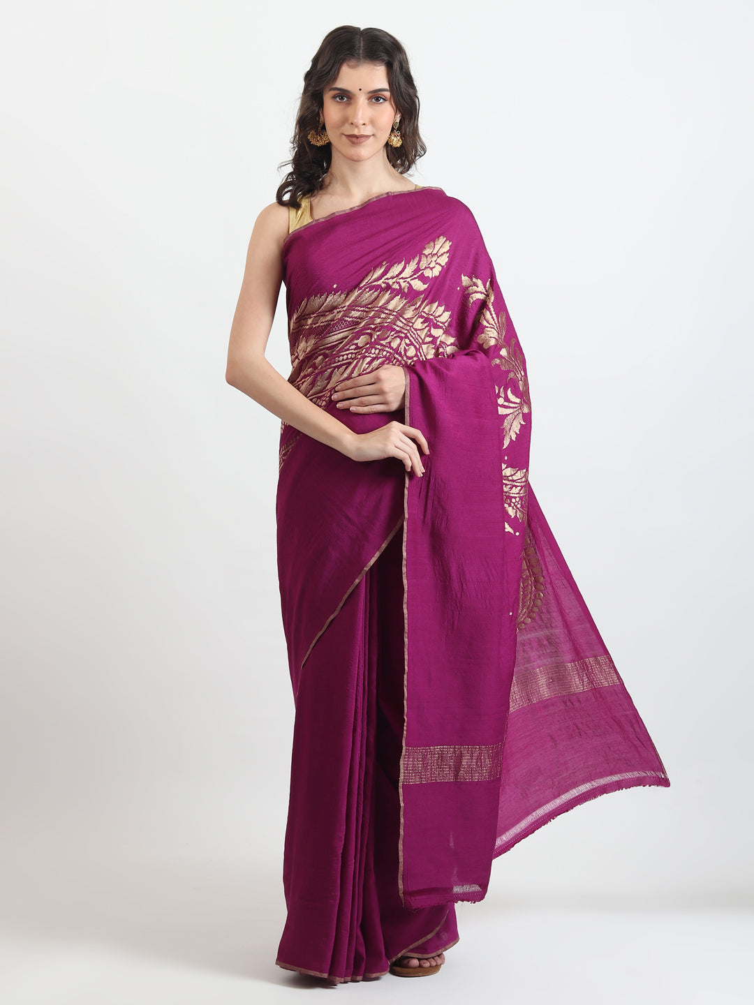 Handloom Muga Silk Saree