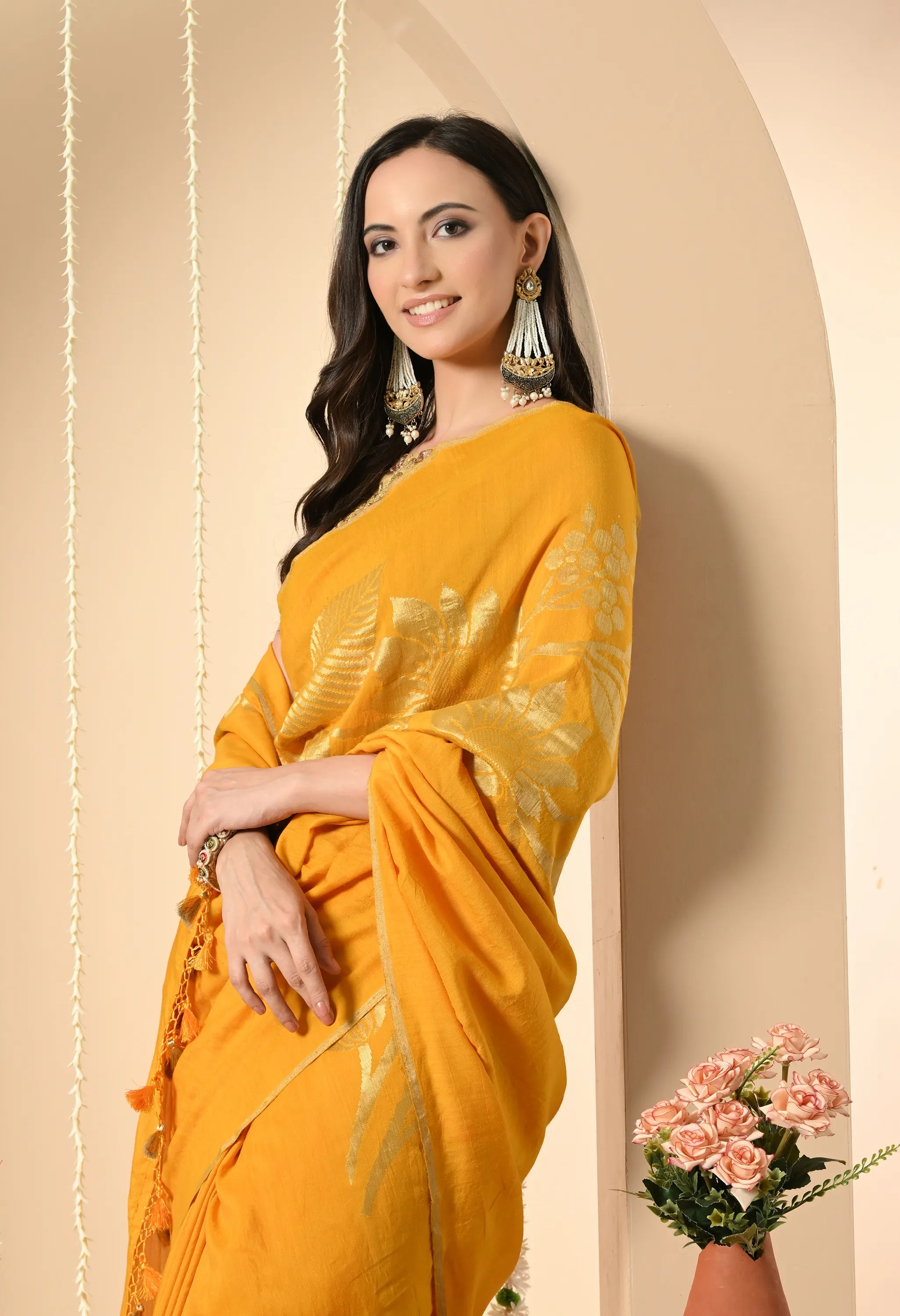 Handloom Muga Silk Saree