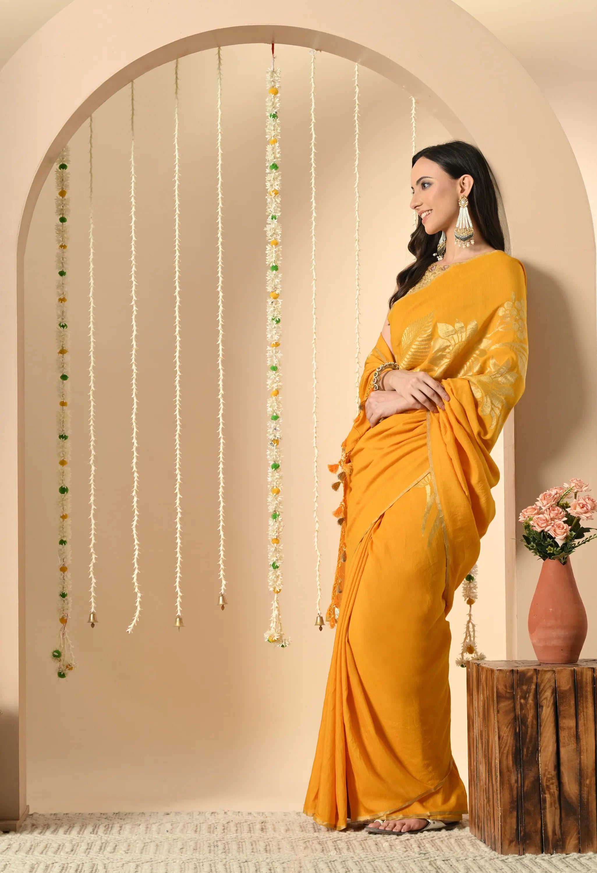 Handloom Muga Silk Saree