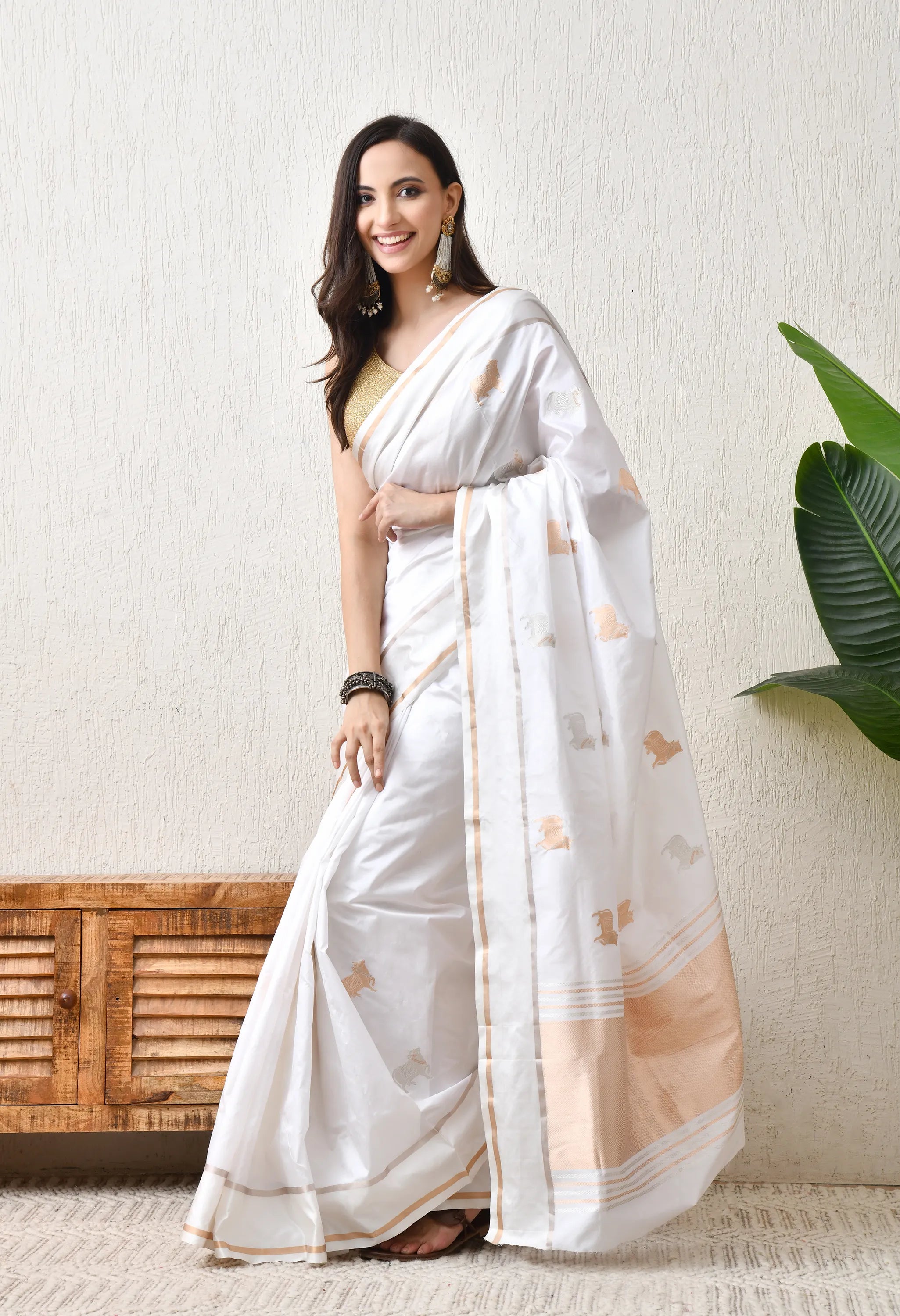Handloom katan Silk Saree