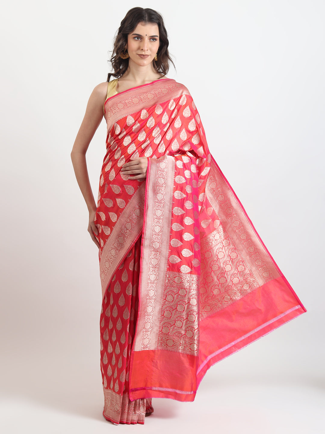 Best Handmade  Pure Kataan Silk Saree