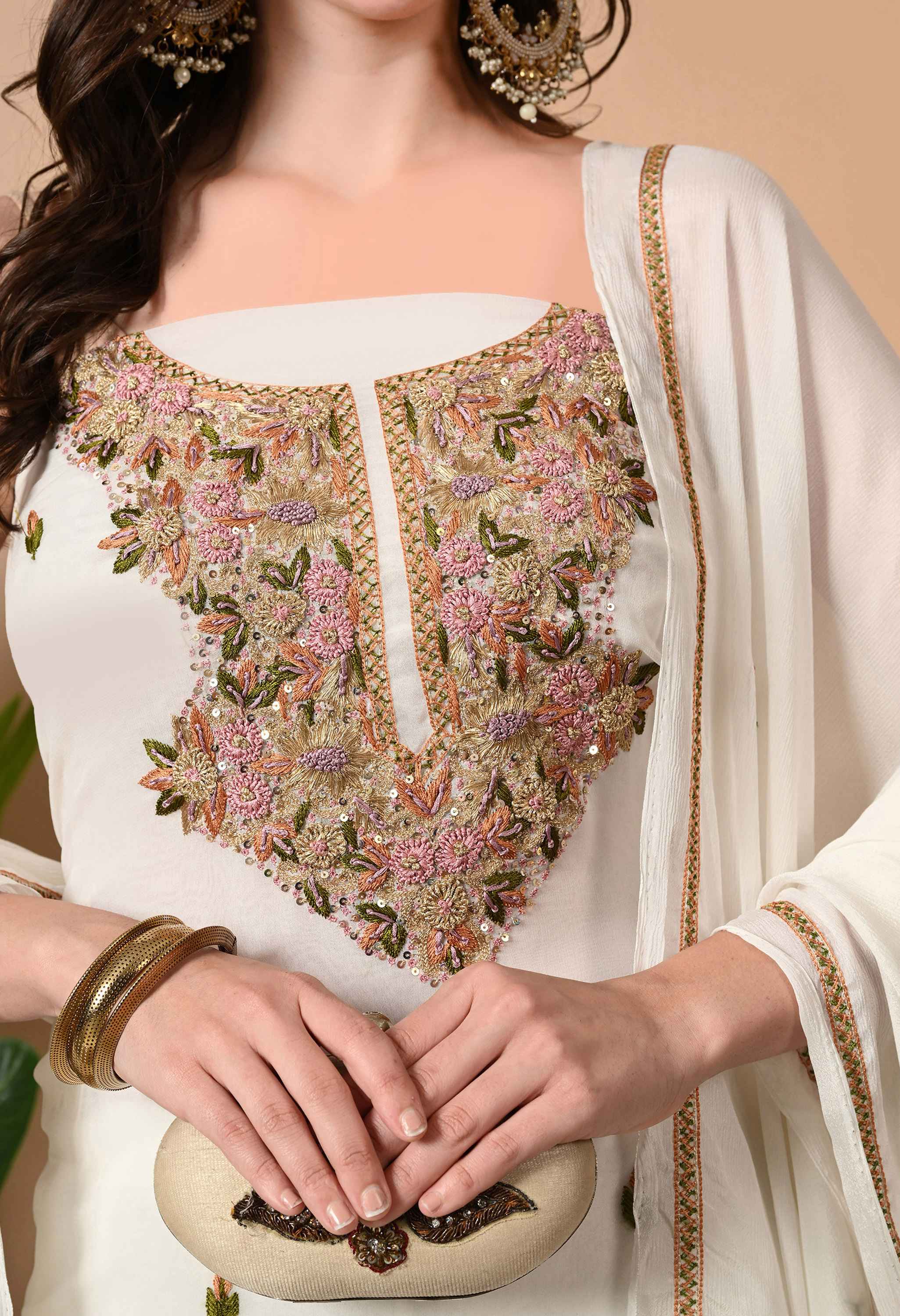 Handwork georgette suit sets