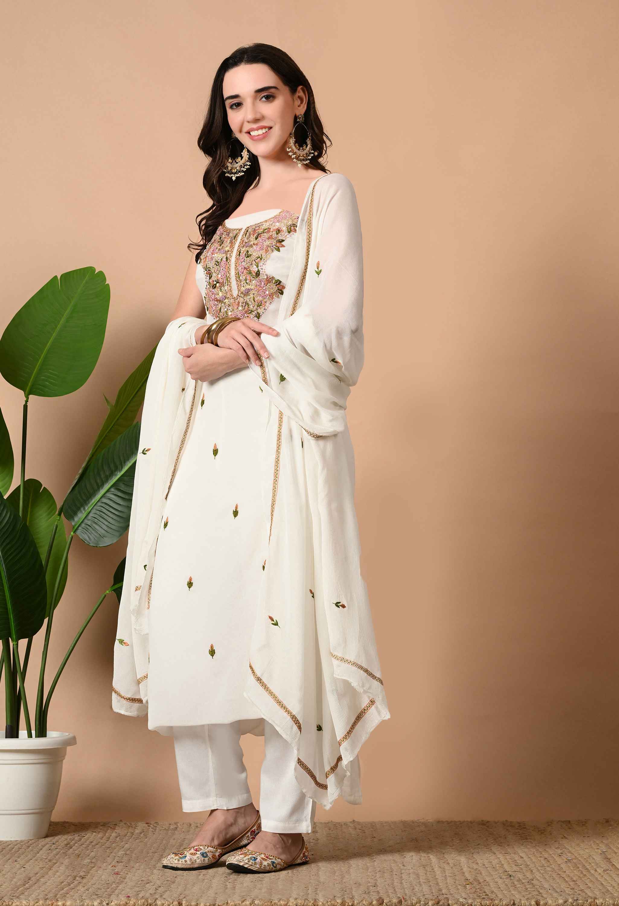 Handwork georgette suit sets