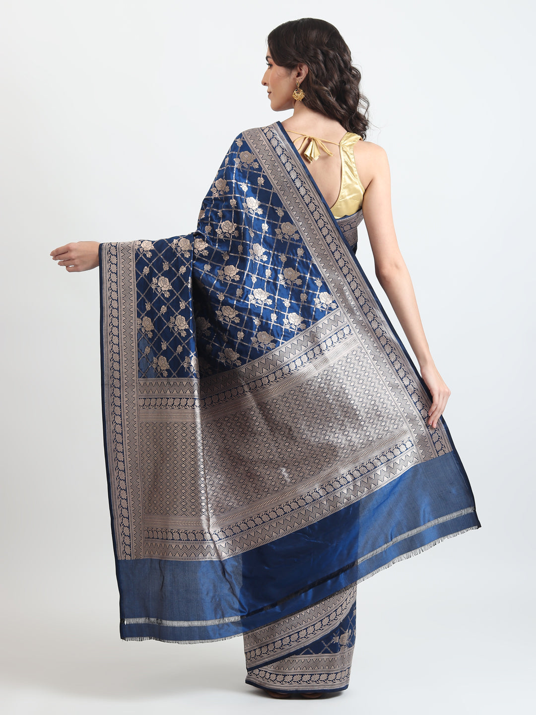 Katan Saree for Party Wear