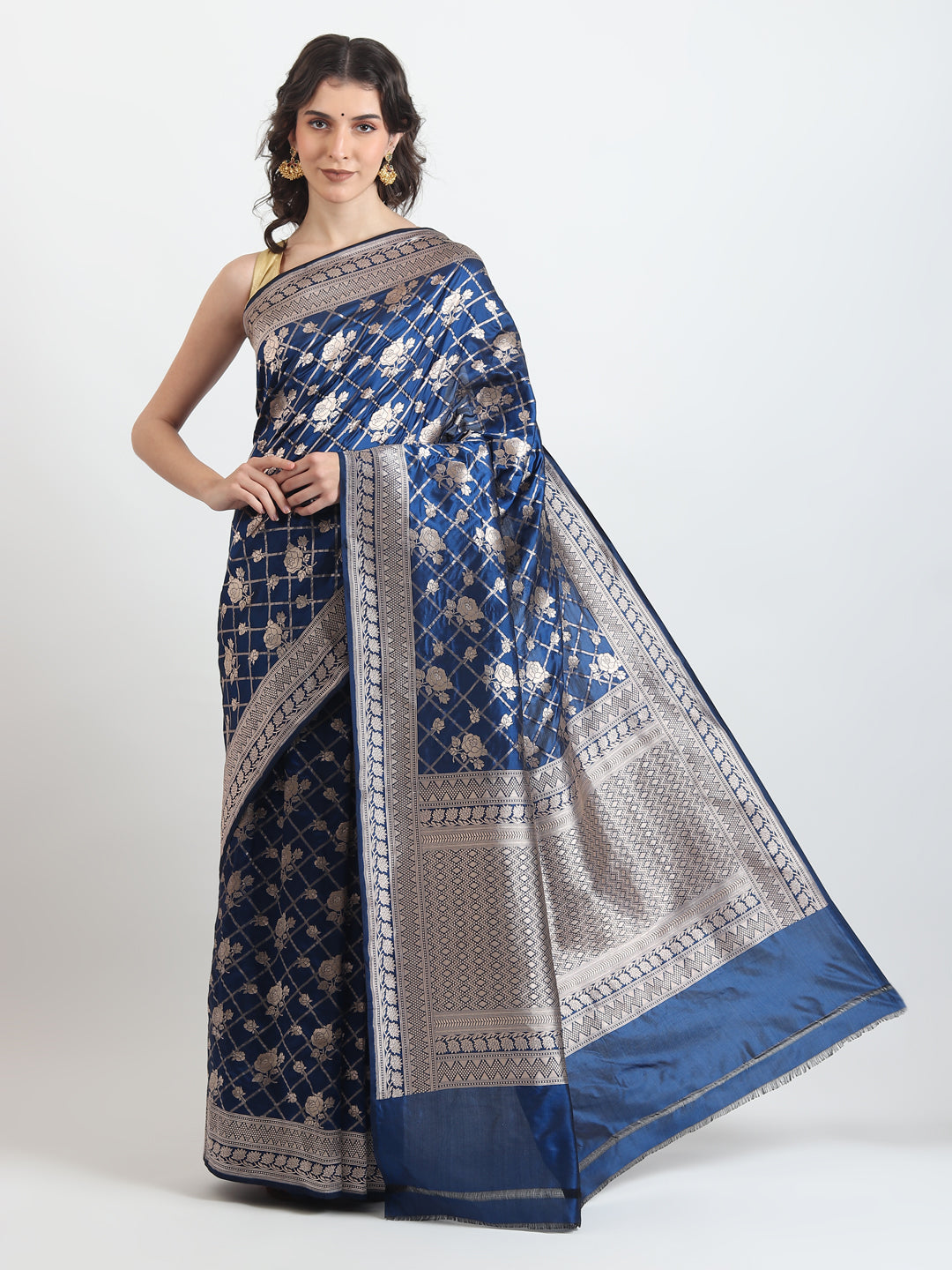 Katan Saree for Party Wear