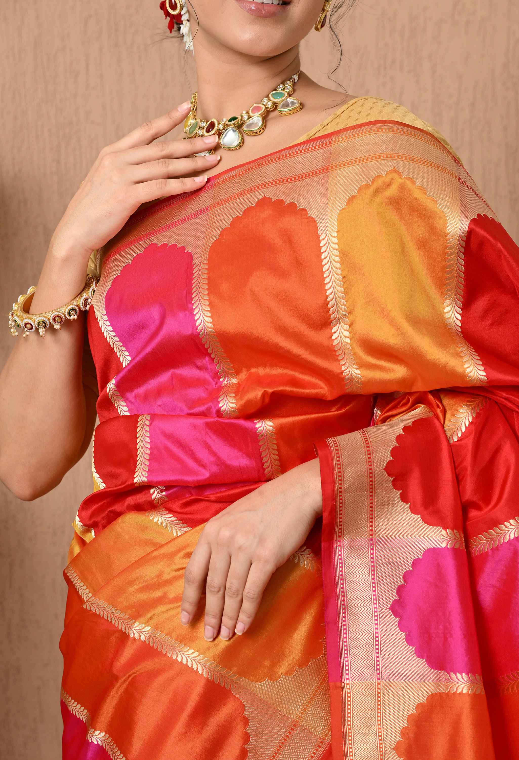 Best Party Wear Rangkat Kataan Saree