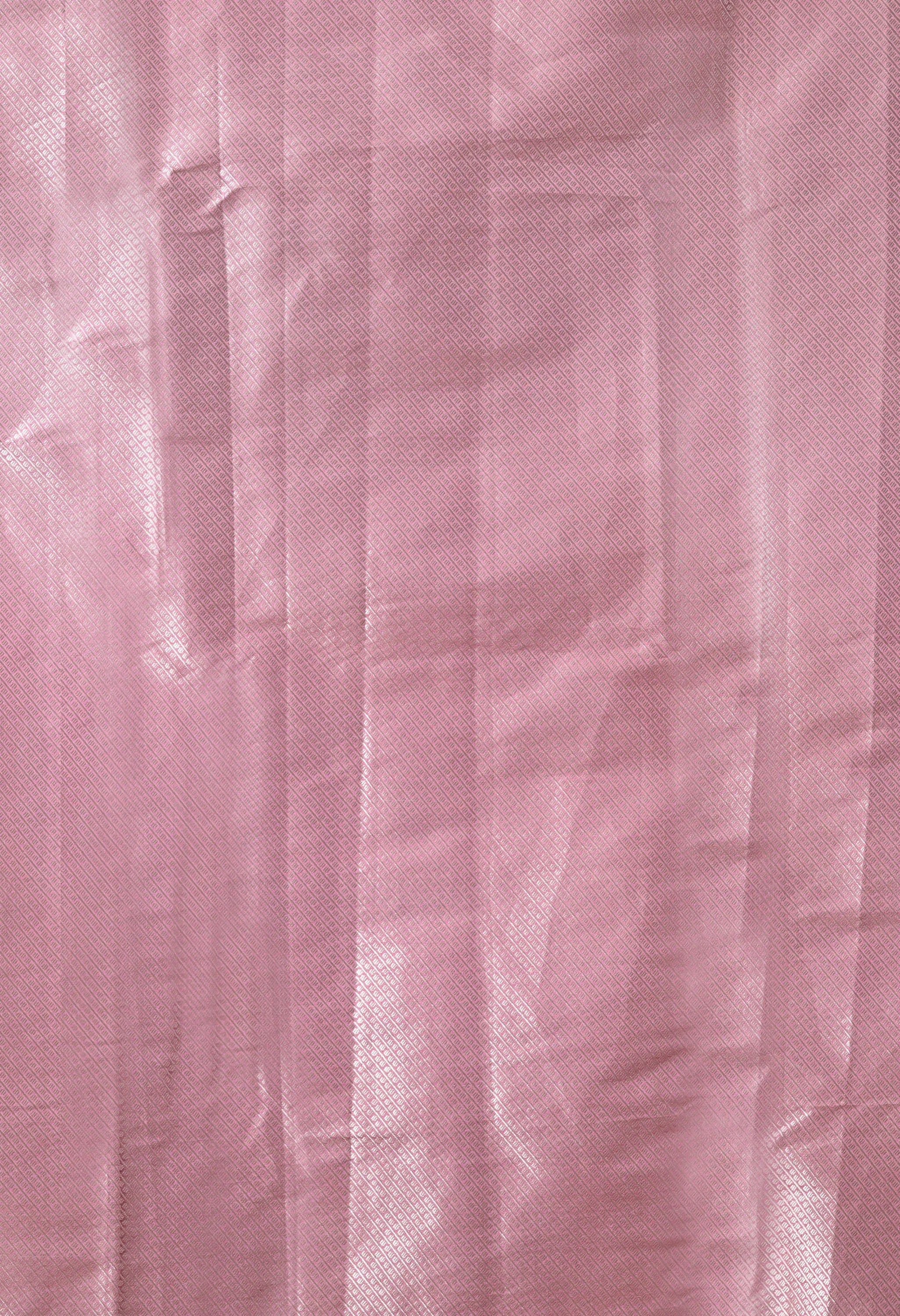 Latest Multicolor Pink Silk Saree