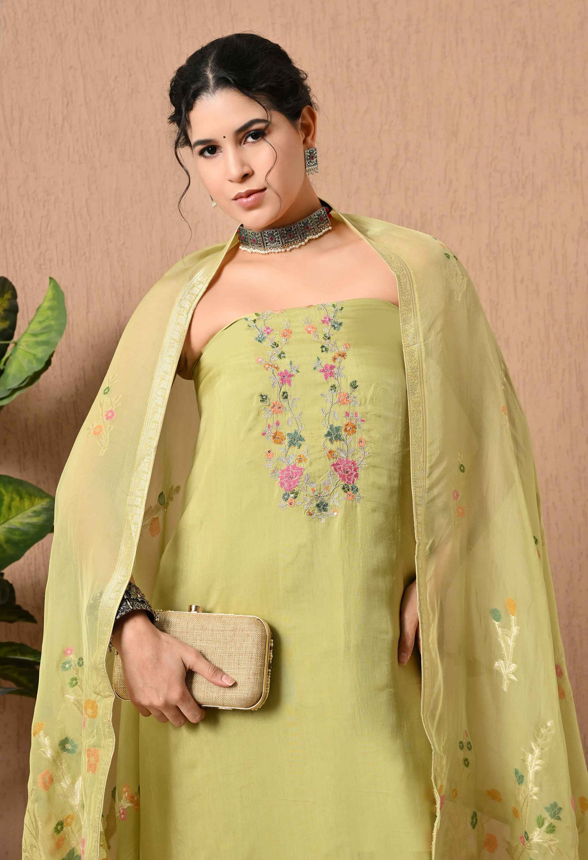 Organza Salwar and Suit Women