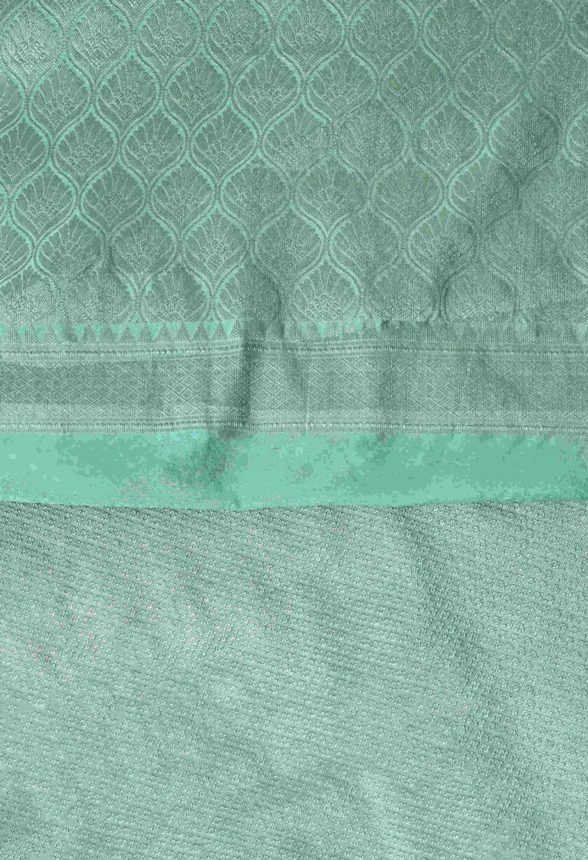 Best Party Wear Sea Green Silk Saree