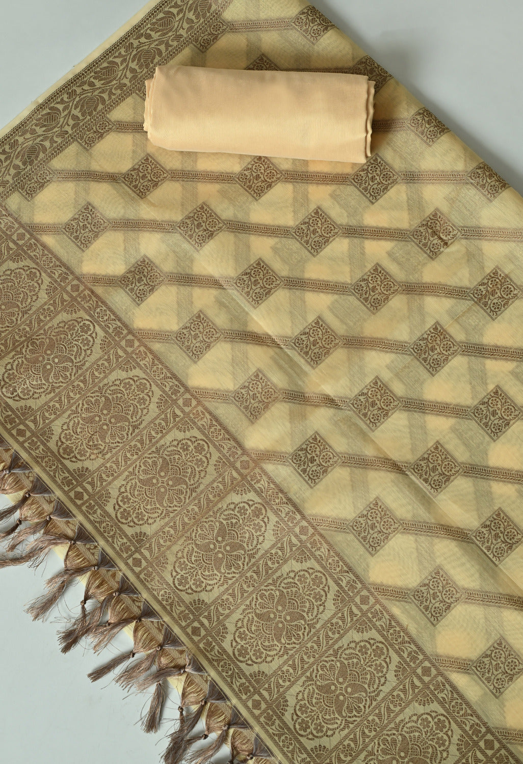 Chanderi cotton salwar kameez