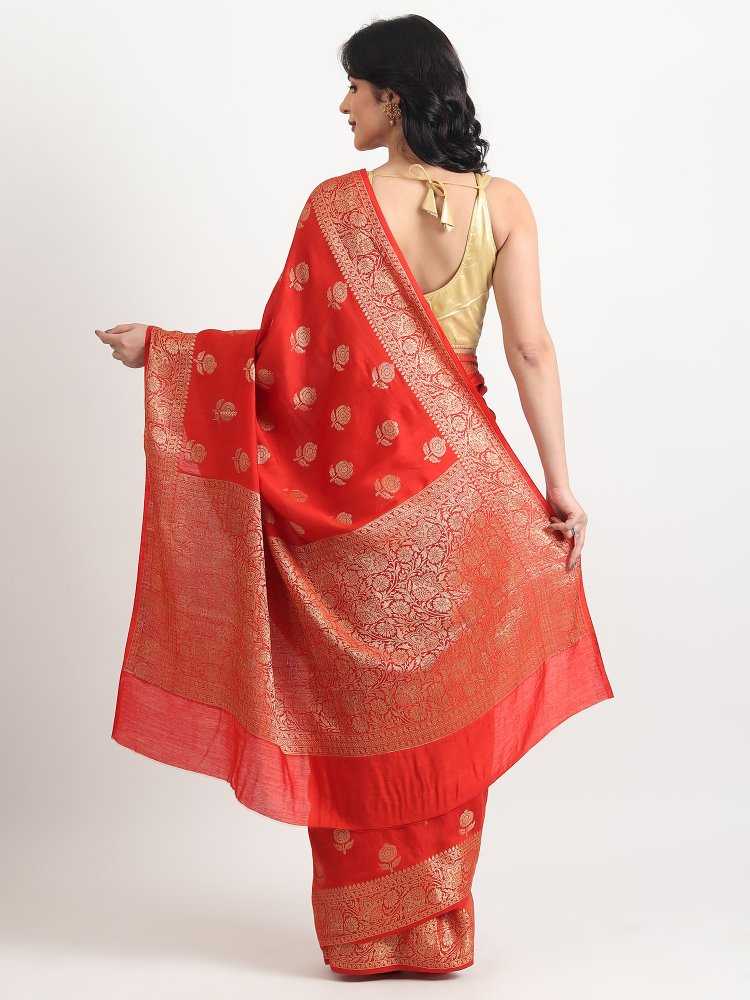Lightweight Banarasi silk saree