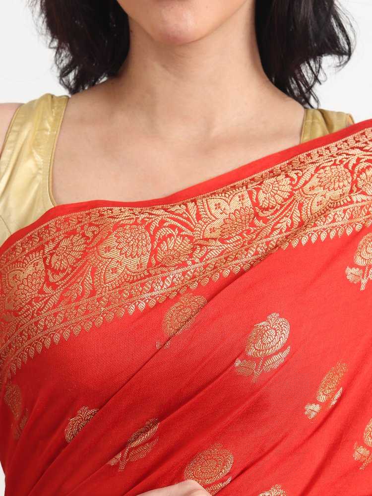 Best Banarasi Red Silk Saree