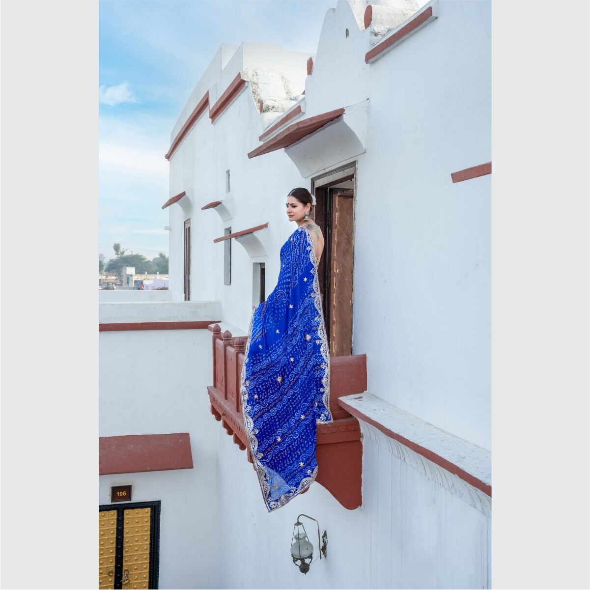 Lightweight chiffon saree