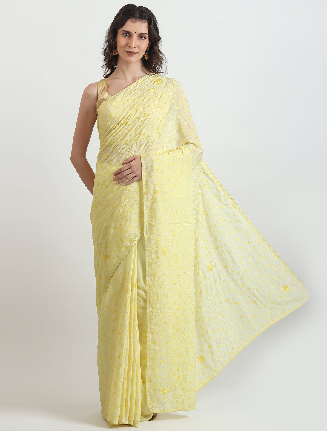 Lightweight chiffon saree