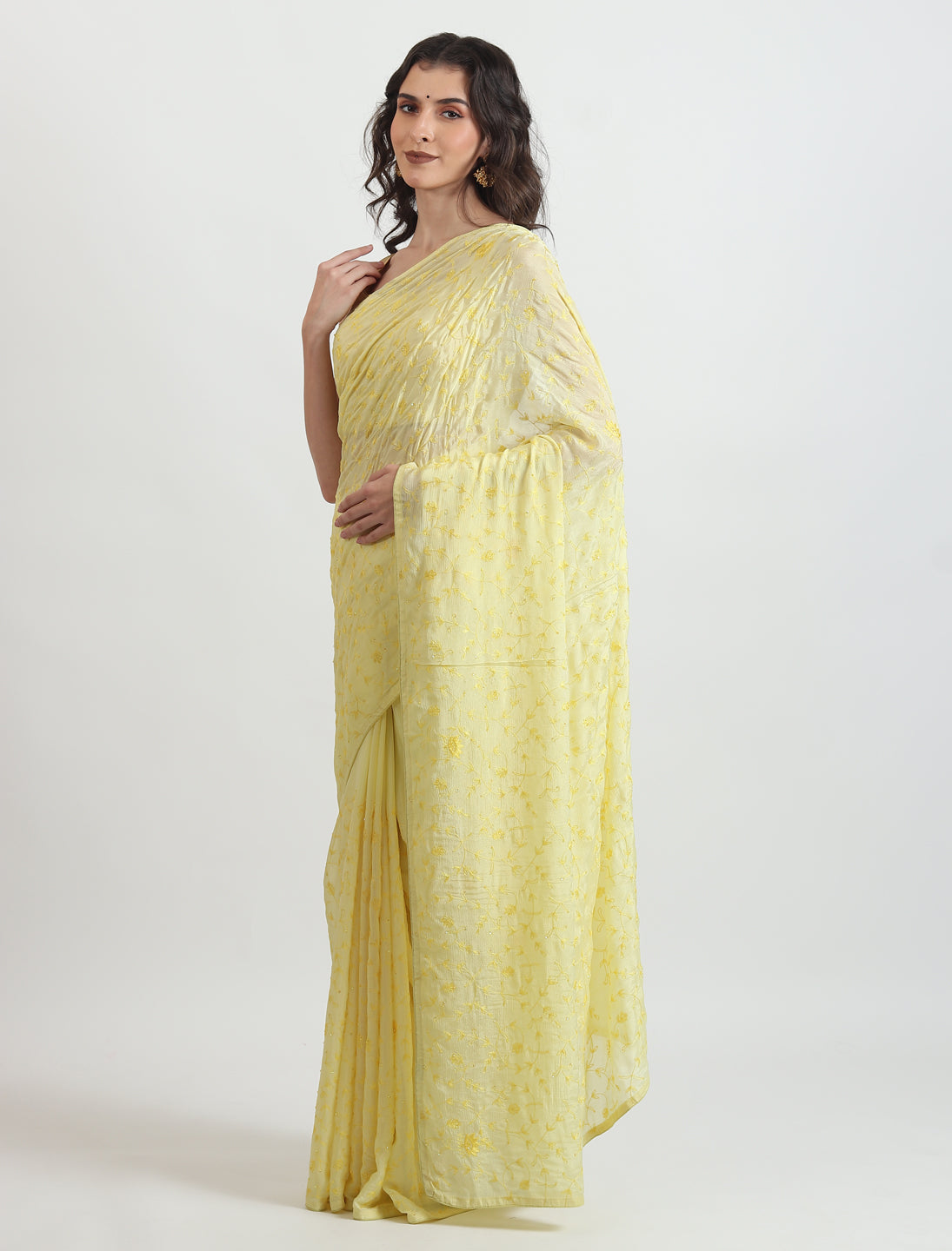 Lightweight chiffon saree