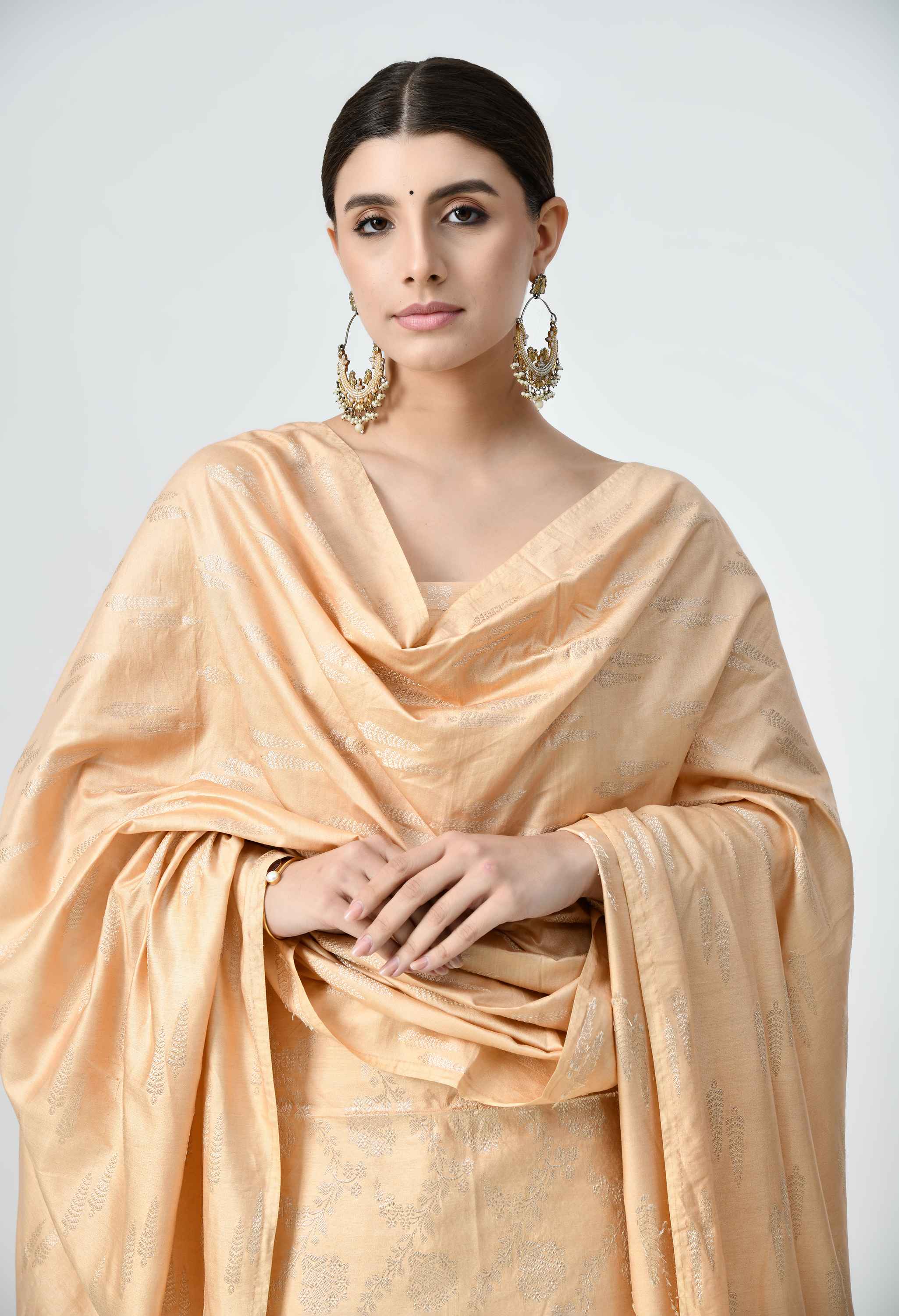 Muga silk Banarasi salwar suit