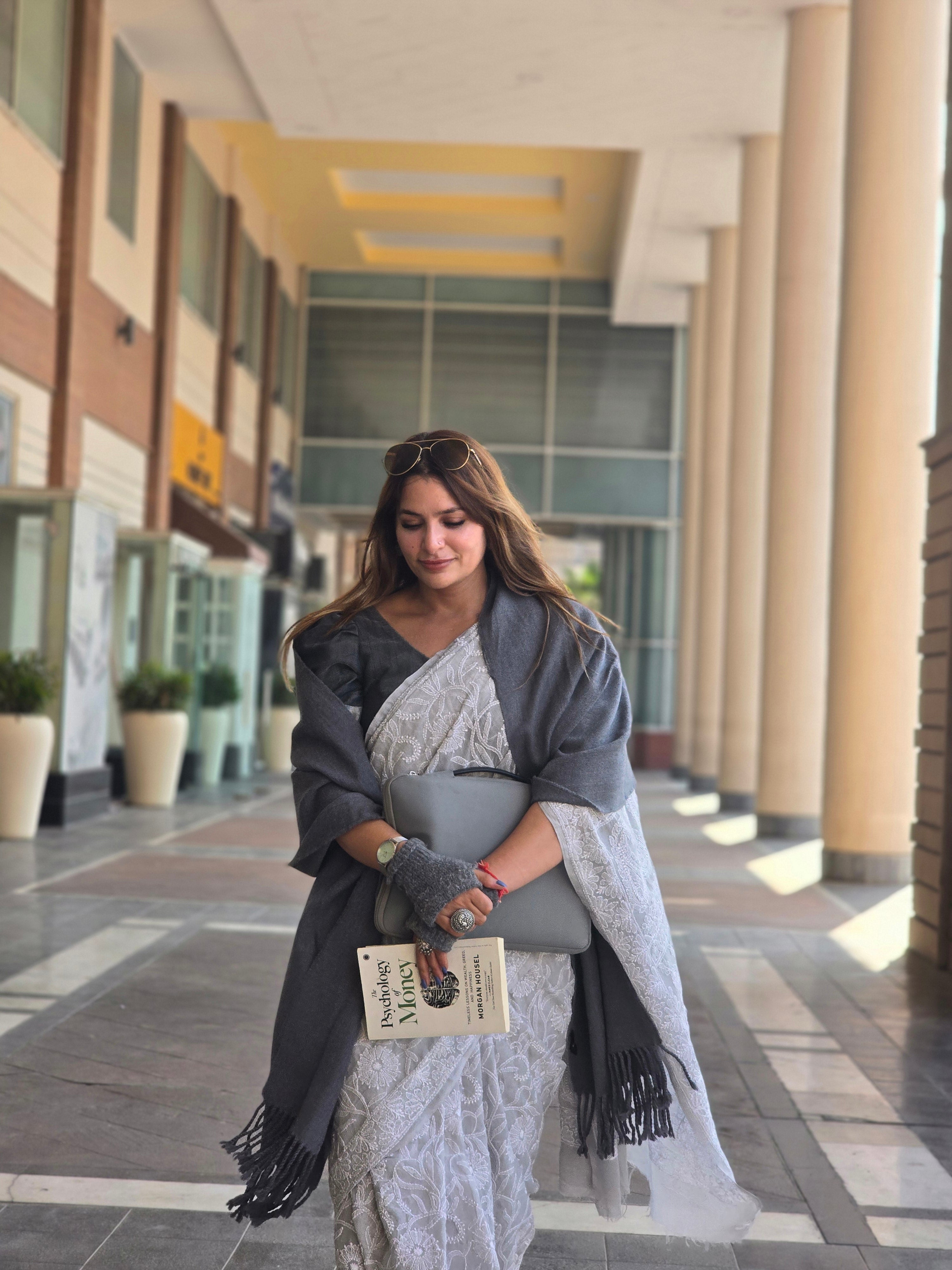 Cotton Chikankari Saree