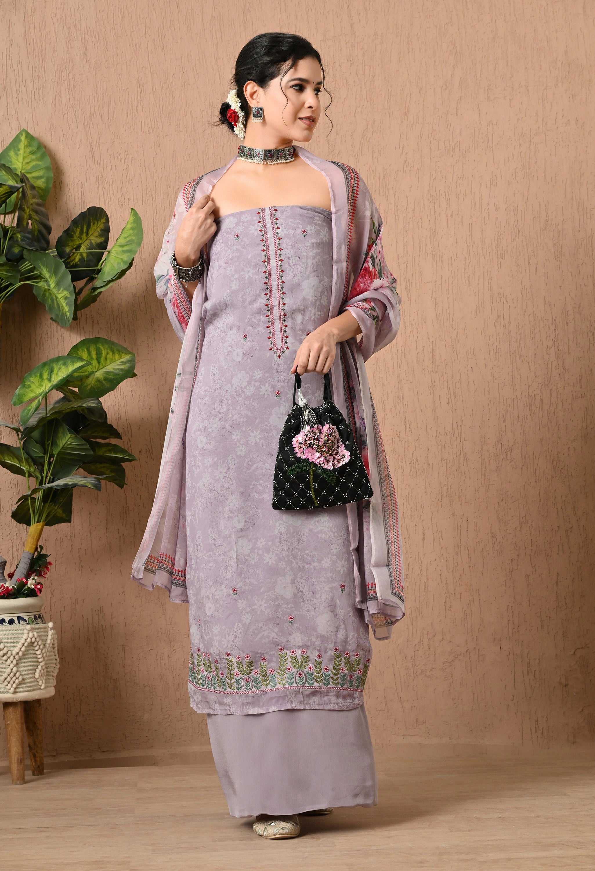 Organza suit set for women