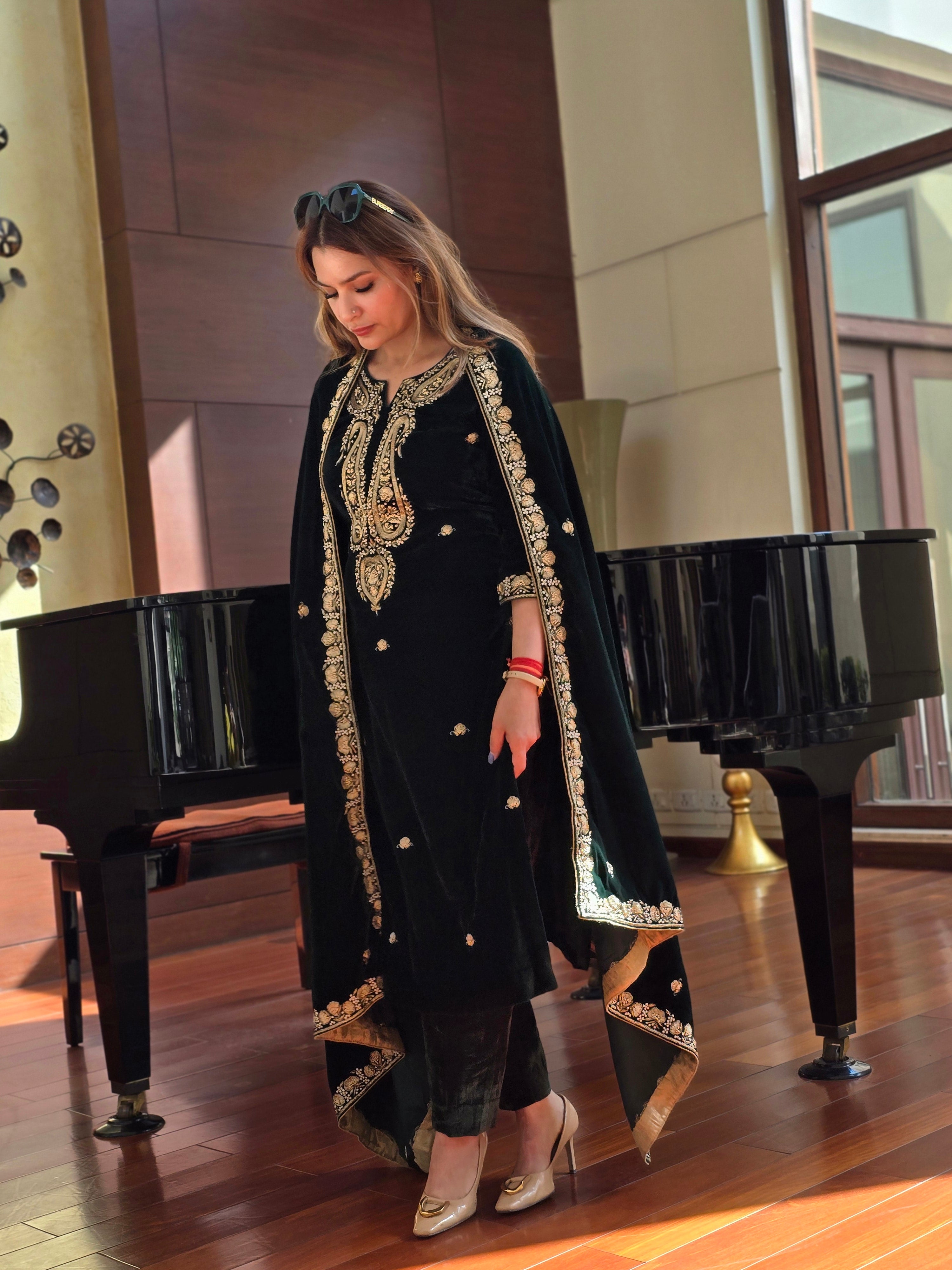 Party Wear Velvet Suits and Salwar