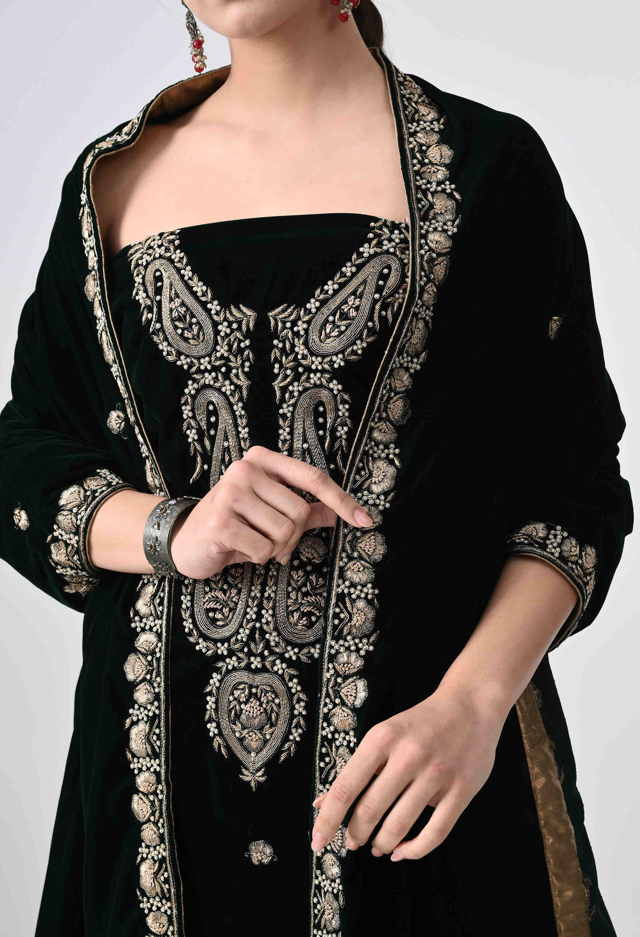 Party Wear Velvet Suits and Salwar