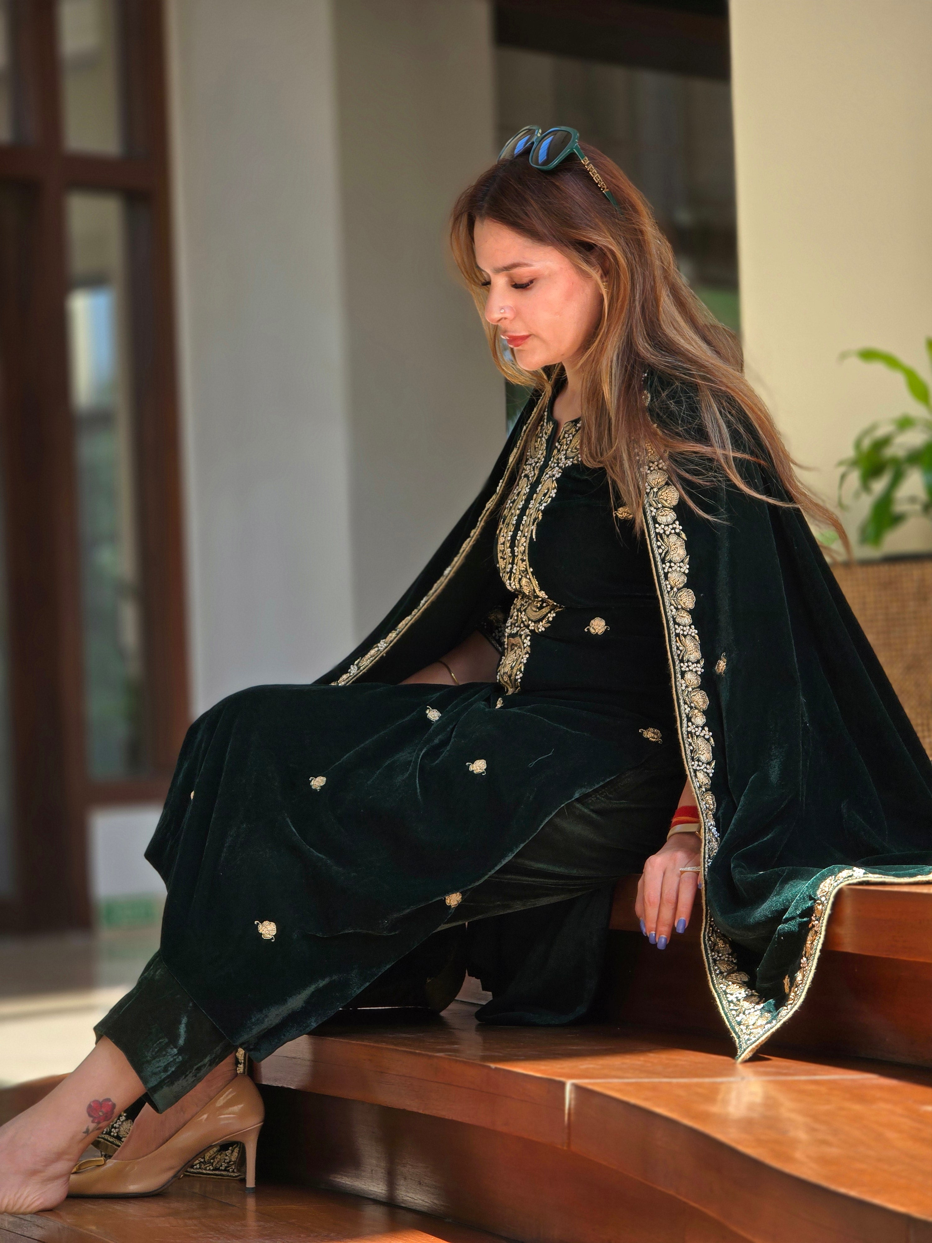 Party Wear Velvet Suits and Salwar