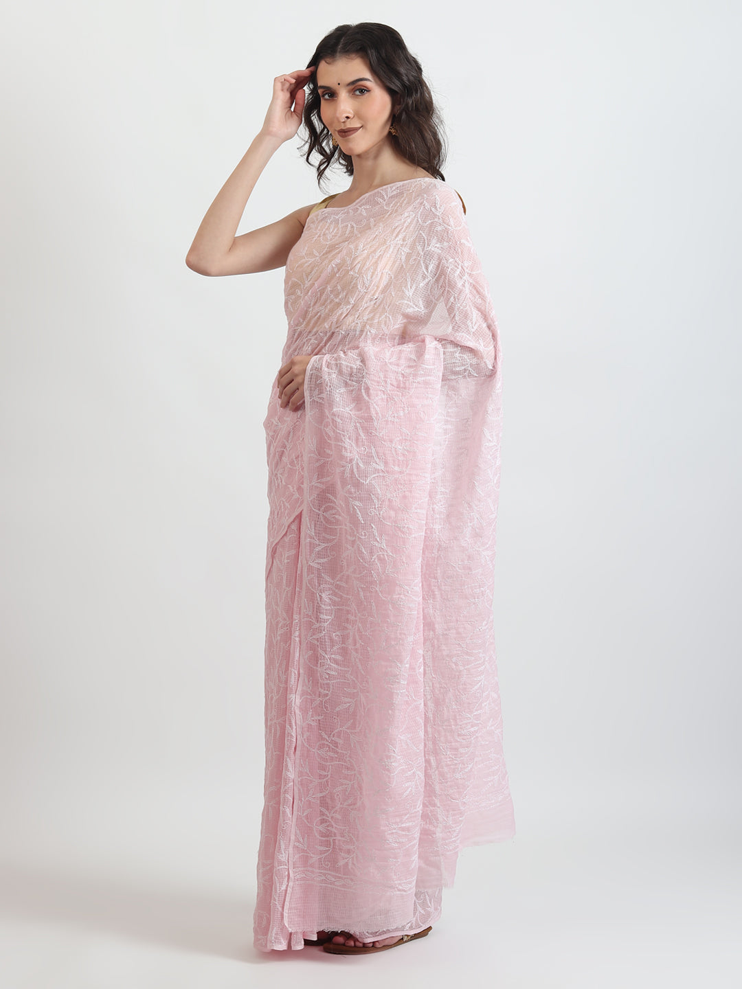 Party and Rakhi festive wear cotton saree