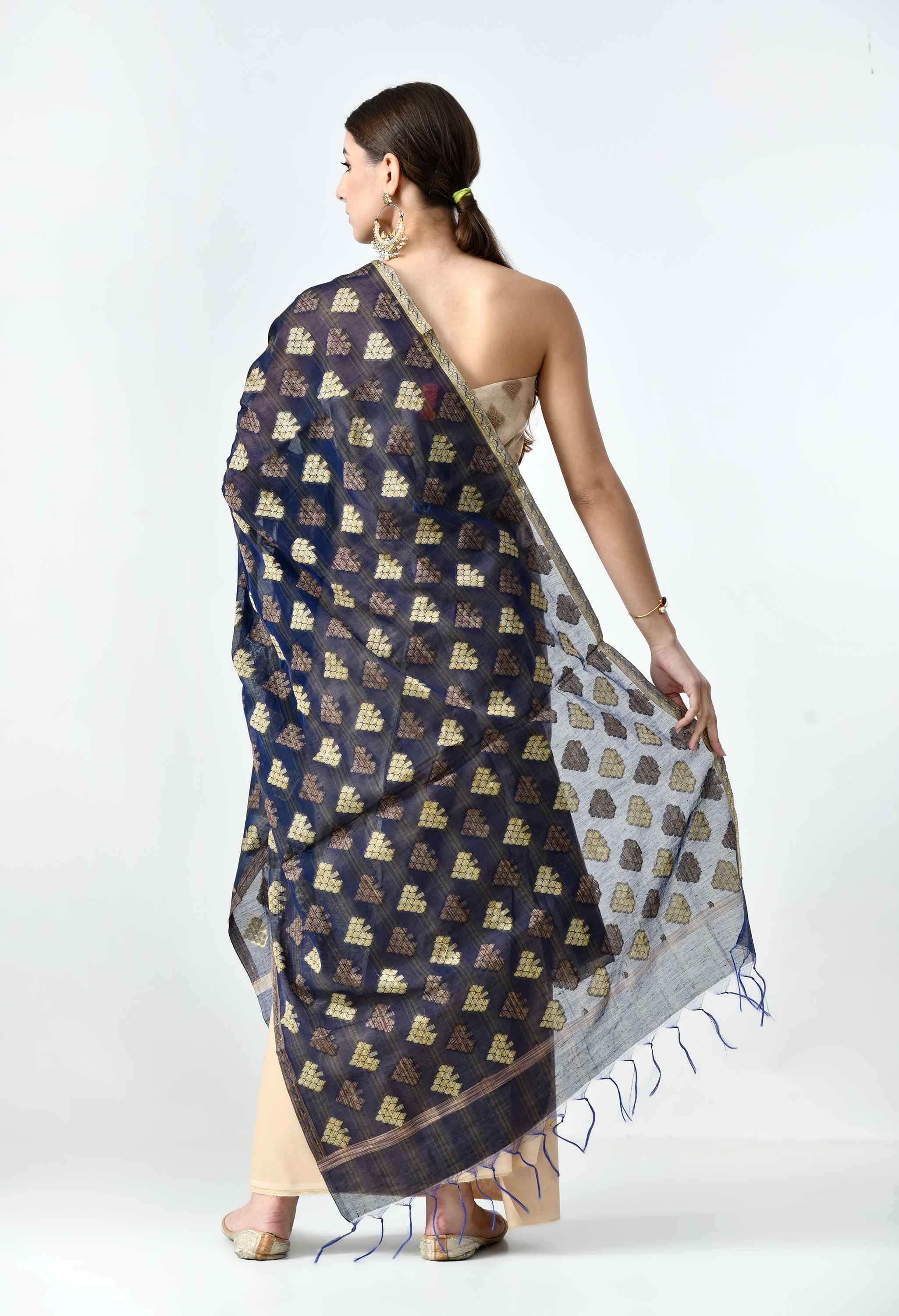 Party wear Chanderi cotton suit