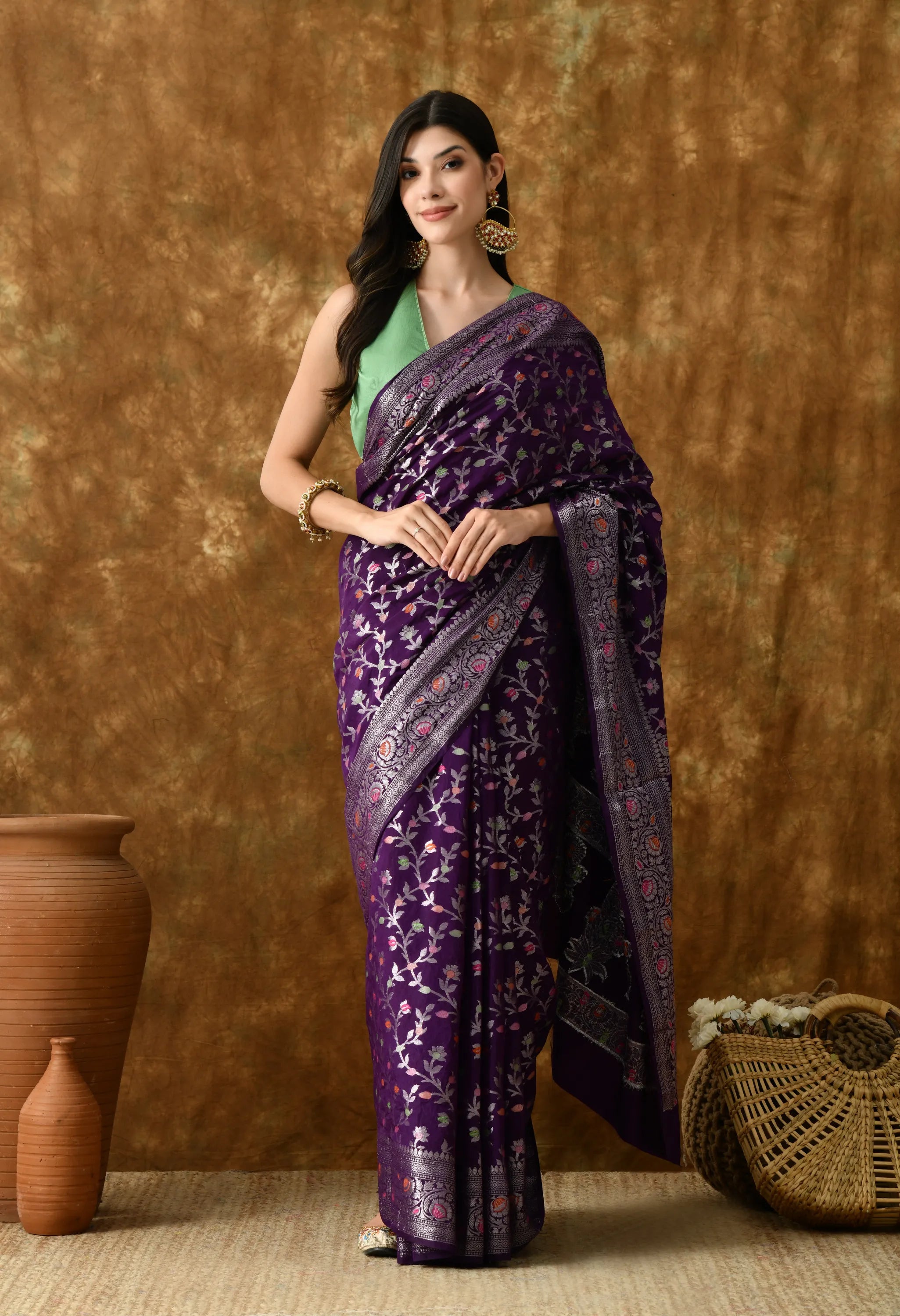 Party wear sarees for festive occasions