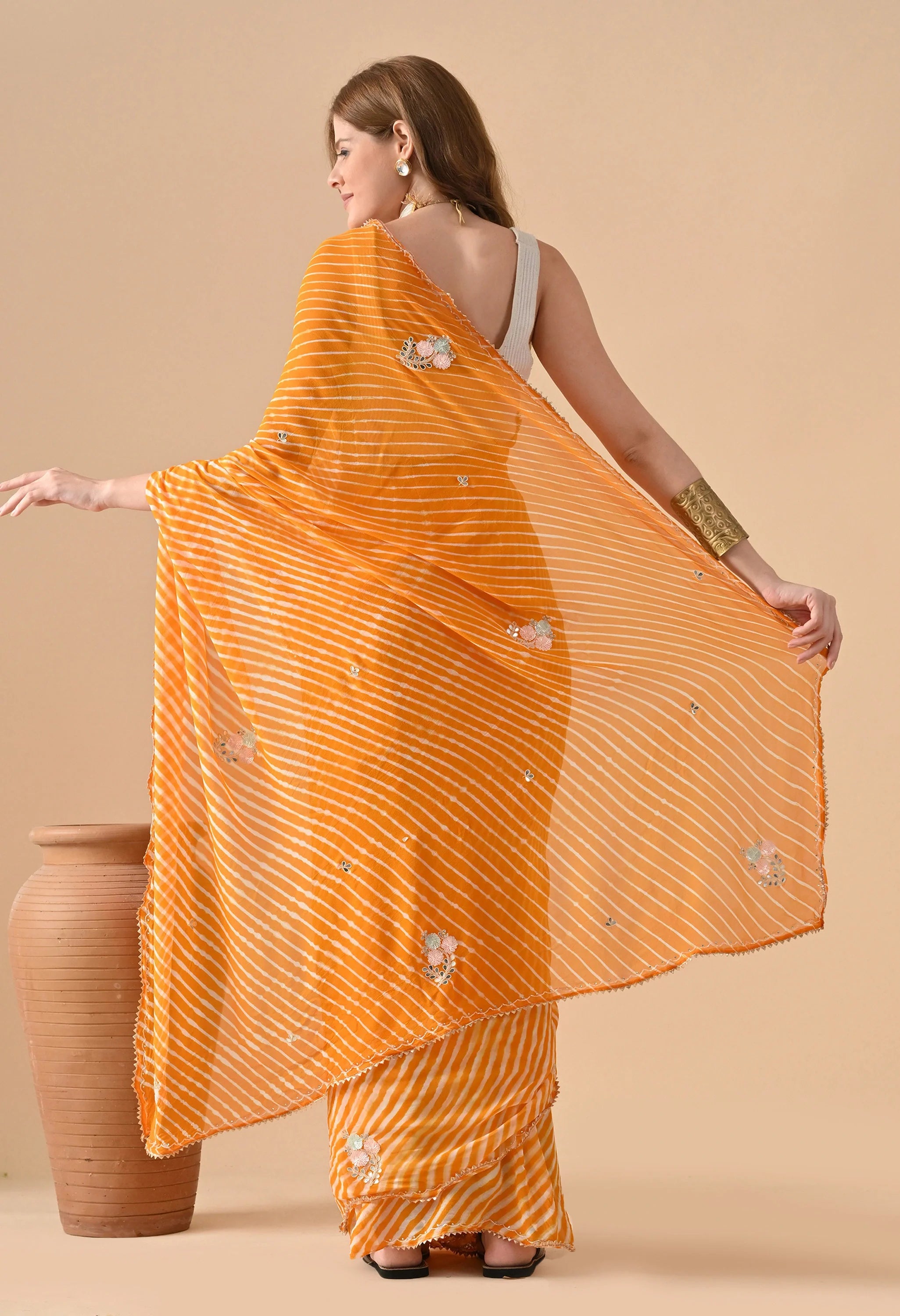 Georgette sarees for festive season