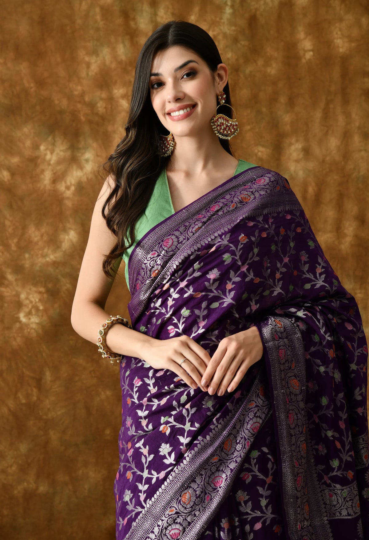 Party wear silk sarees for festive occasions
