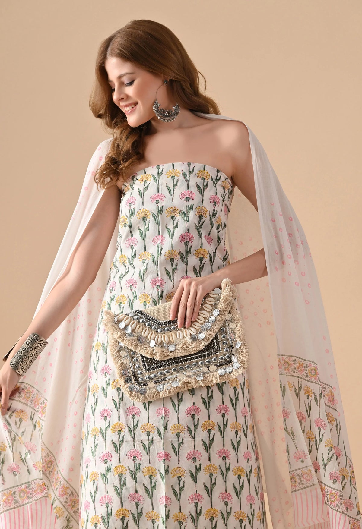 Hand block printed suits online