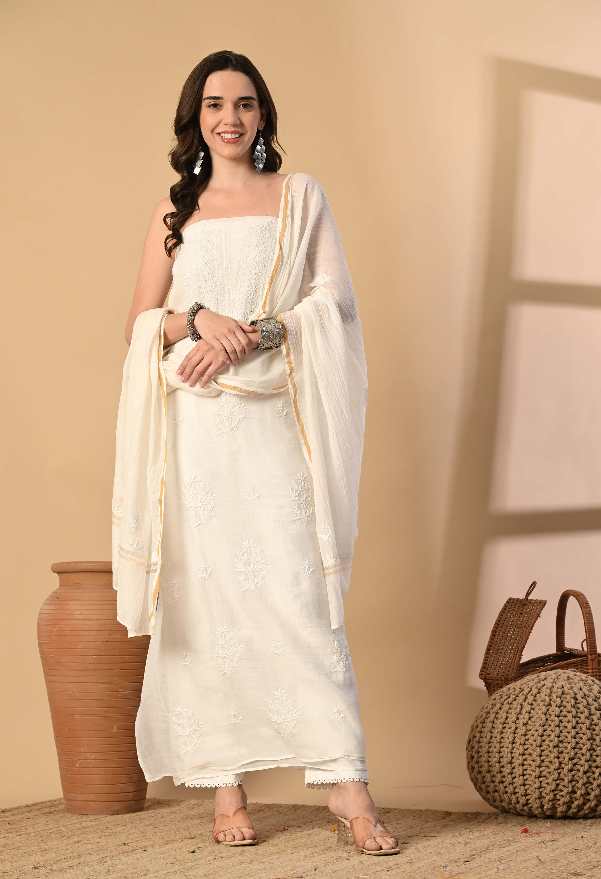 Pure Chanderi Cotton salwar Suits