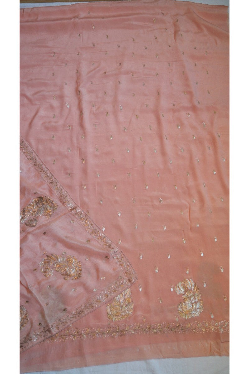 Crepe Suit Set with Handwork