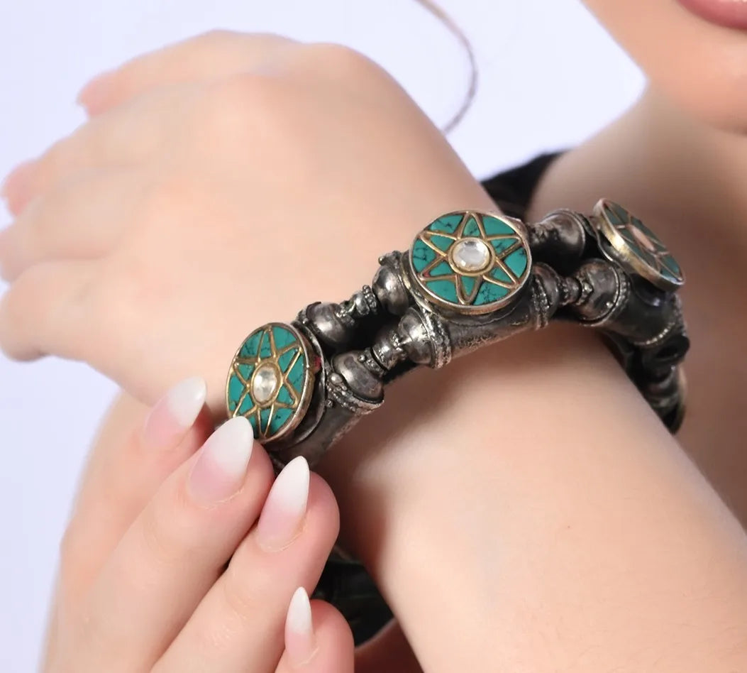 Pure silver kada for women 