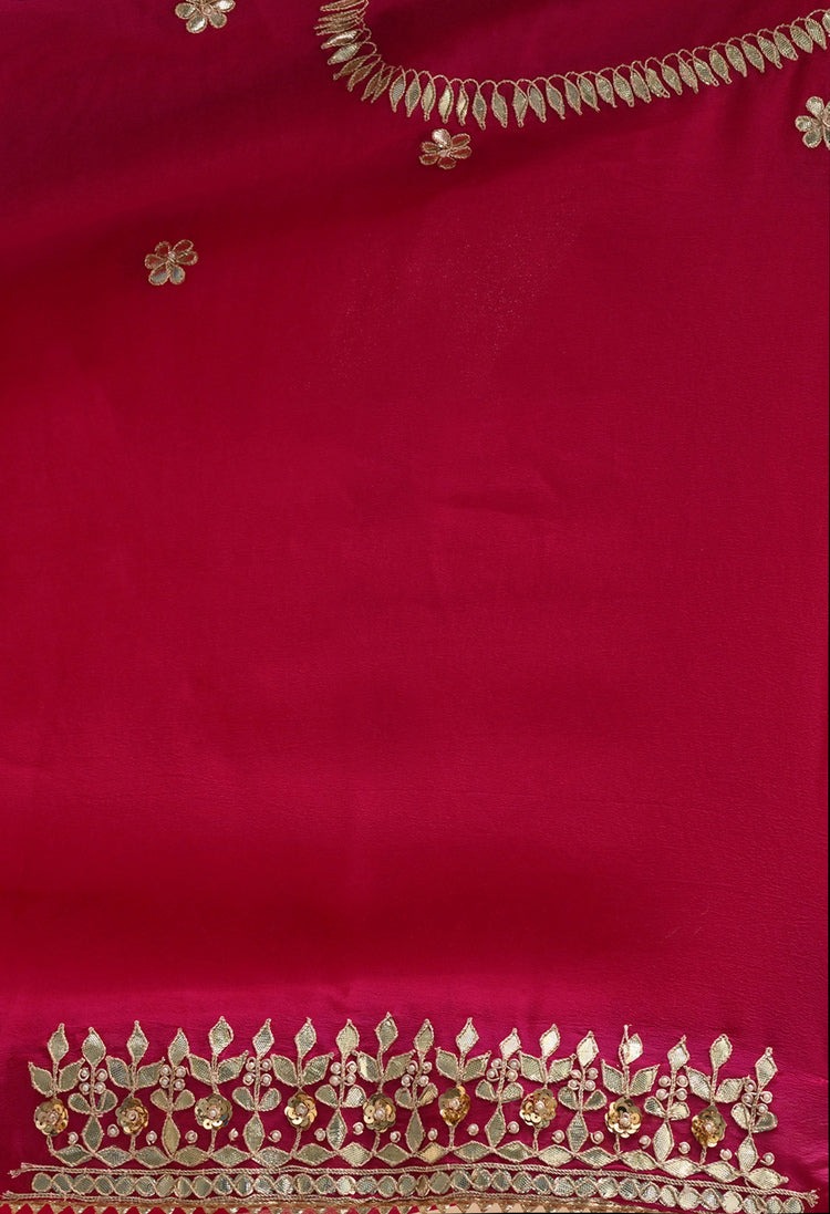 Pure Banarasi chiffon saree