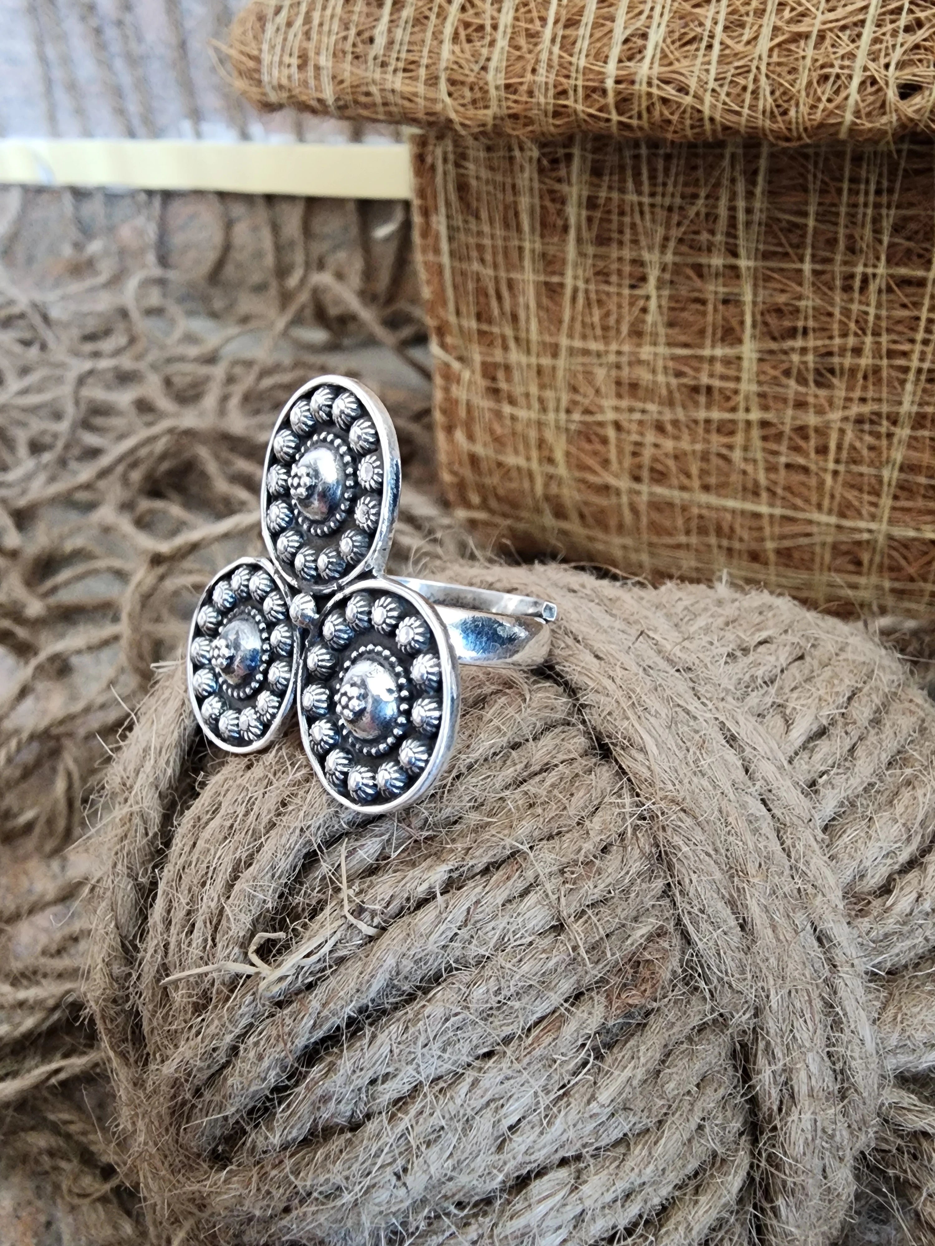 Real silver rings for women