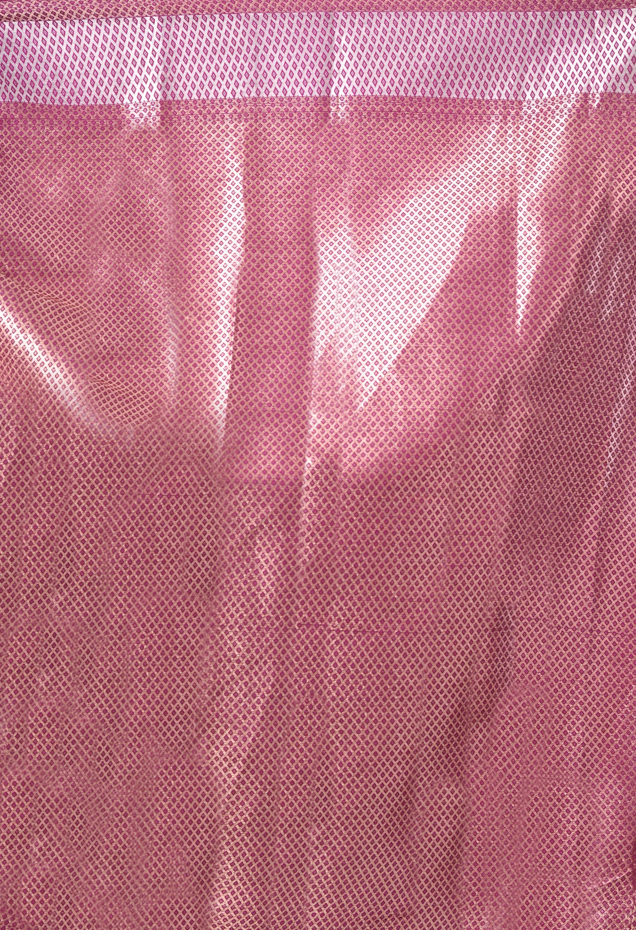 Purple Designer Silk Saree