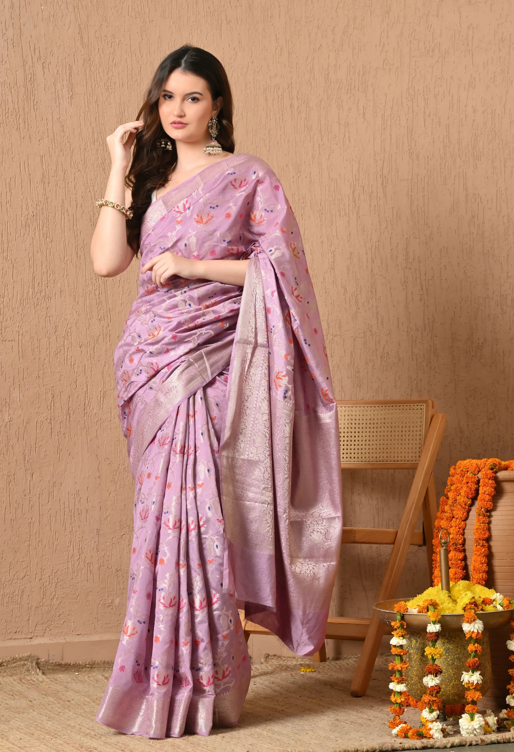 Purple Silk Saree 