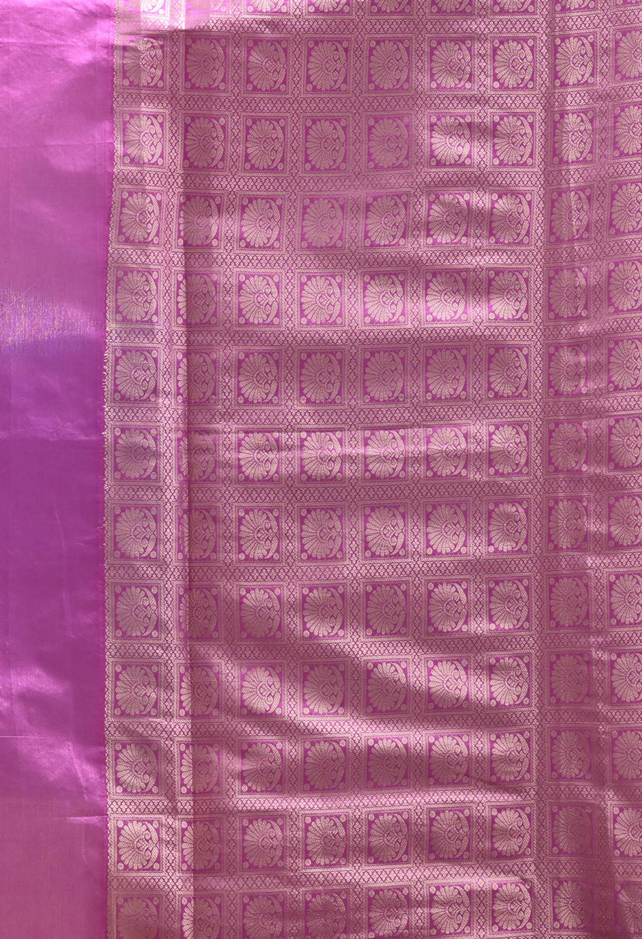 Rangkat Purple Silk Saree