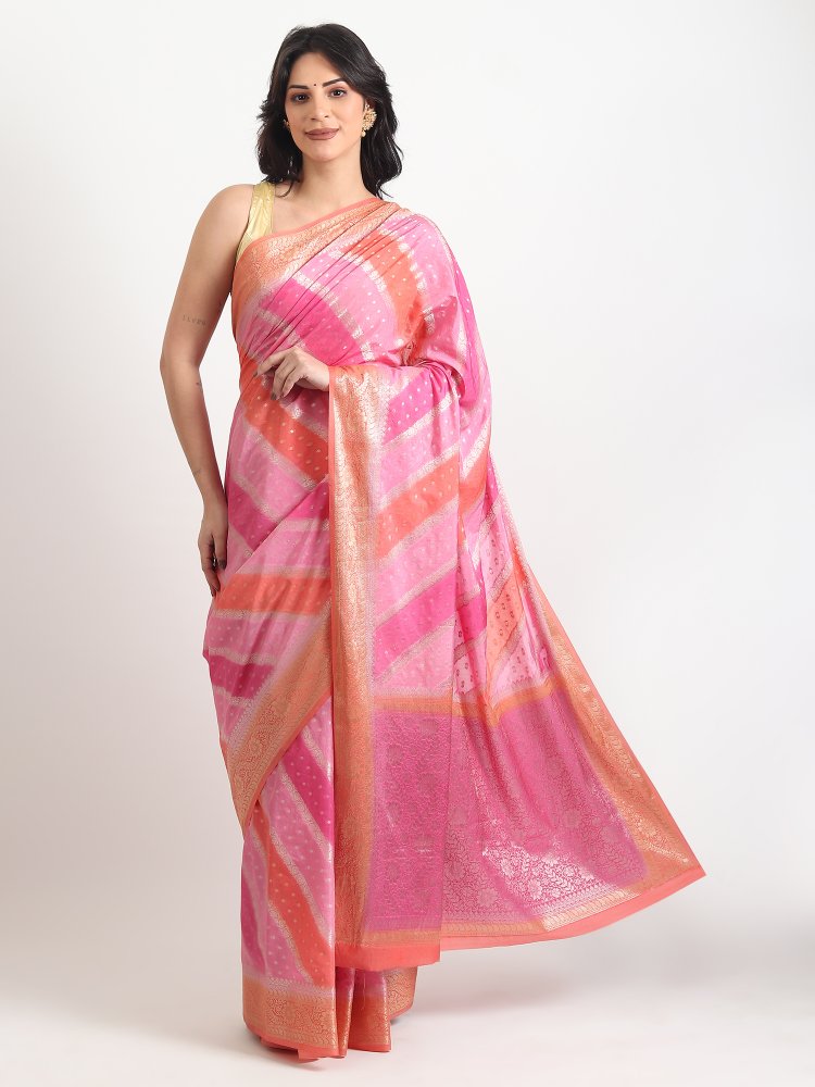 Rangkat Silk Saree with Jari Weave