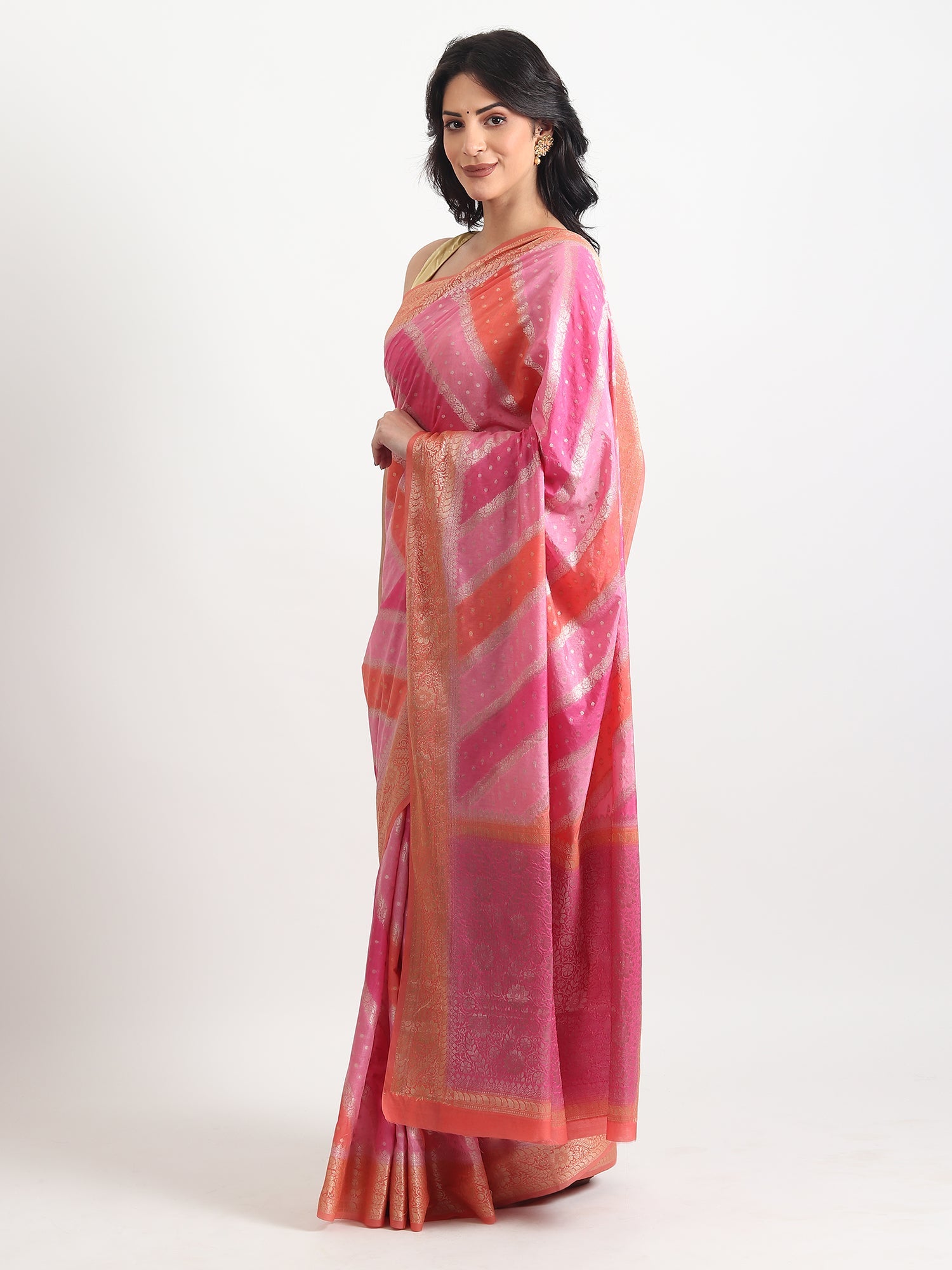 Rangkat Silk Saree with Jari Weave