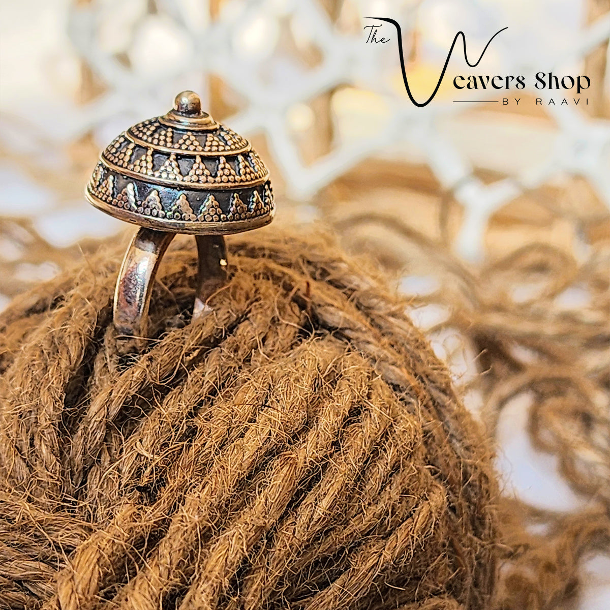 Cocktail Pure Silver Ring Women