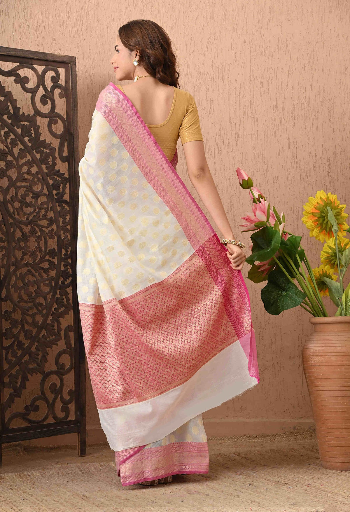 Traditional silk sarees for Rakhi