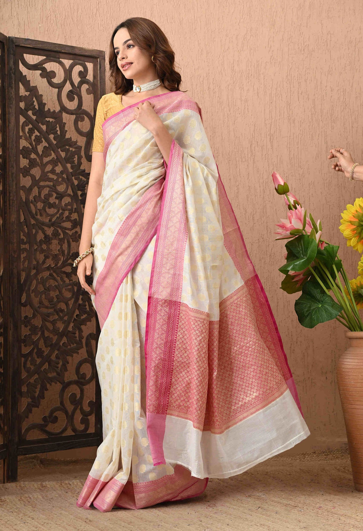 Traditional silk sarees for Rakhi