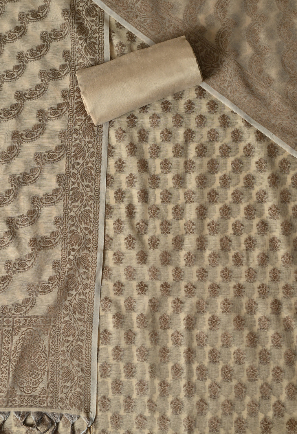 Designer Chanderi cotton suits India