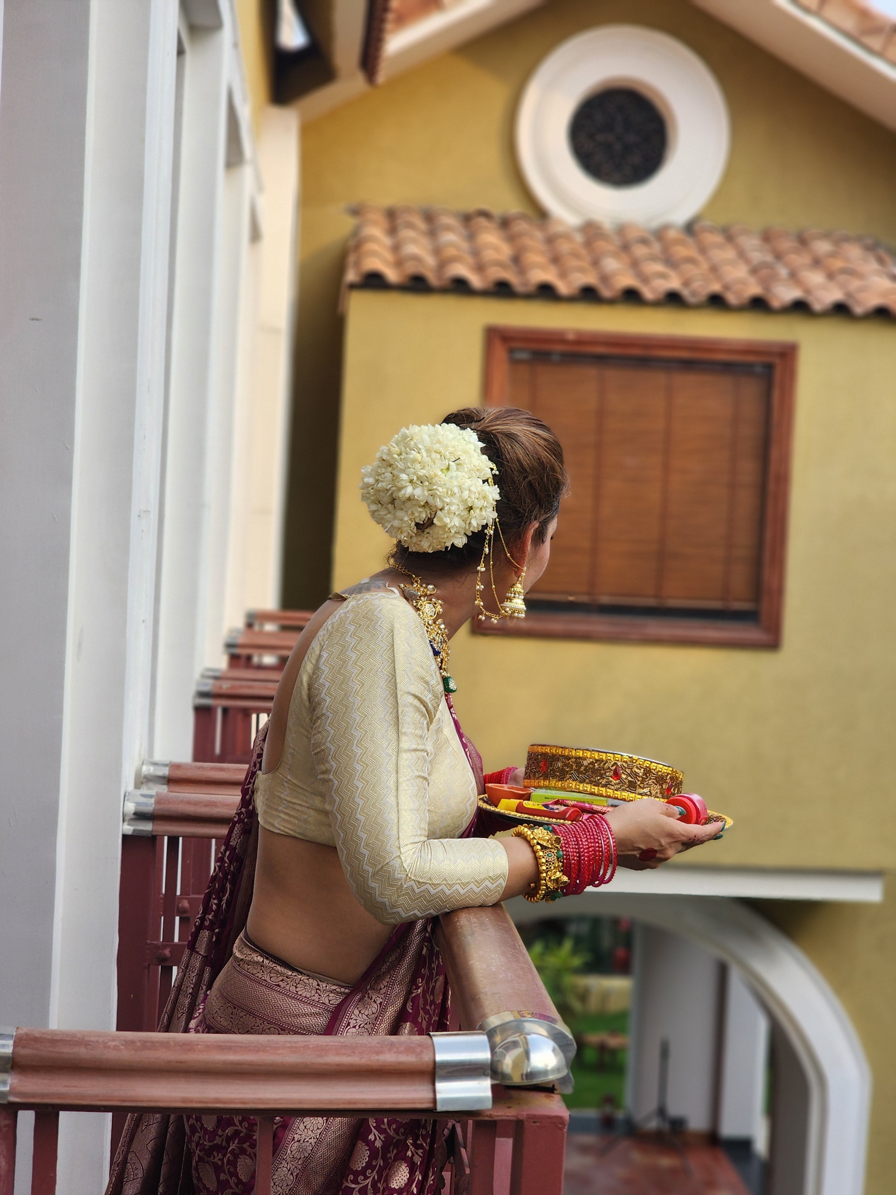 Handrafted Pure Kataan Silk Purple Saree