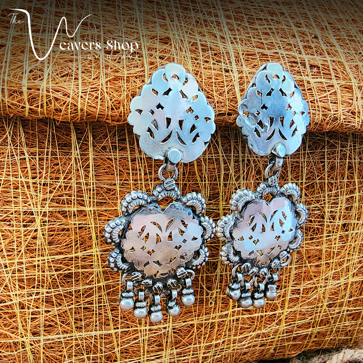 Buy Pure Silver Earring and Jhumaki